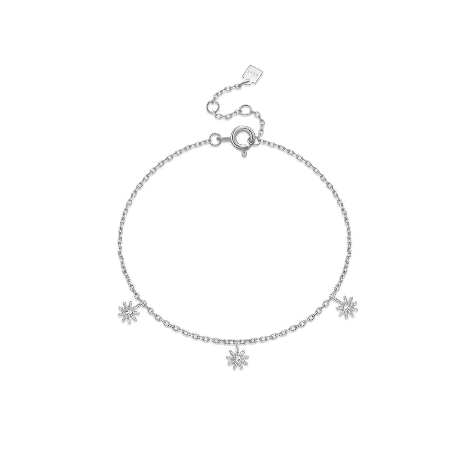 Three Sun Pendant Bracelet