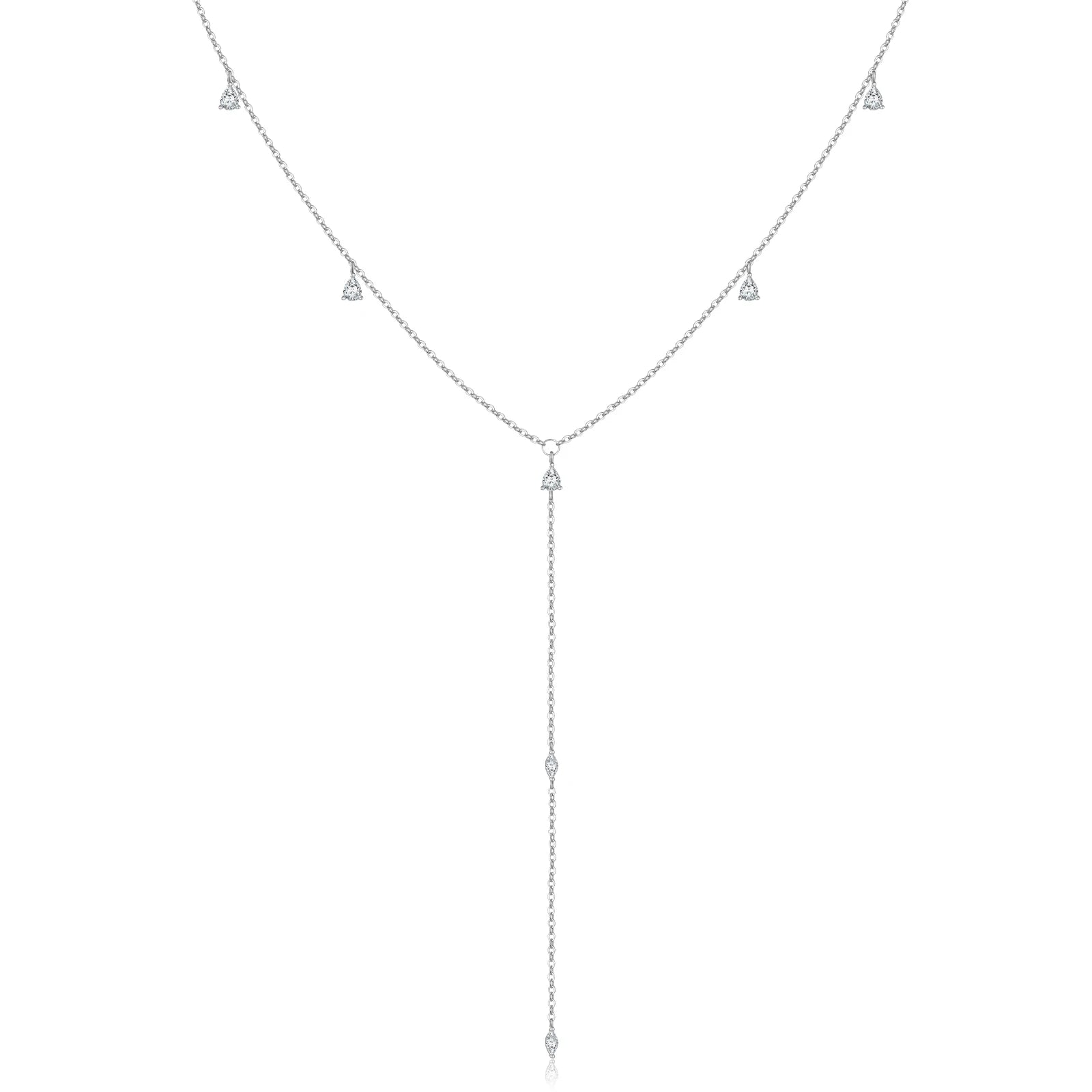 Marquise & Teardrop CZ Necklace