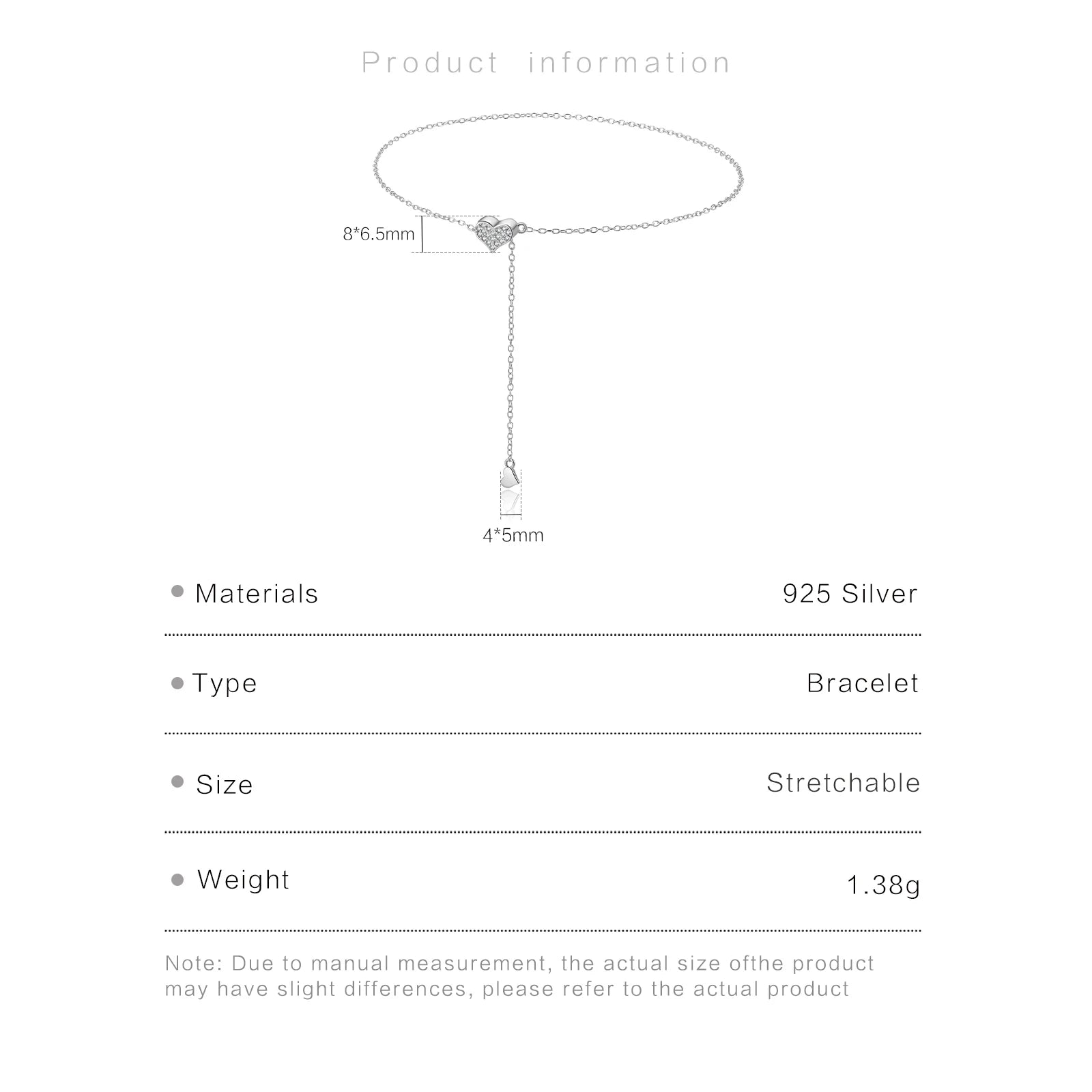 Transformer Heart Pendant Bracelet